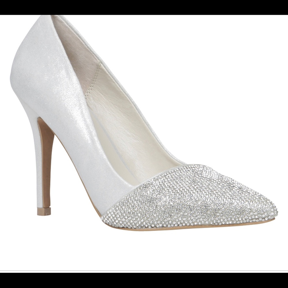 New Aldo Sciortino Crystal Pumps